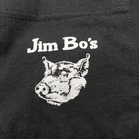 Jim Bos Tee Shirt Mens 2XL Black Hocking Hills Ohio Jimbo’s Short Sleeve - Picture 10 of 10